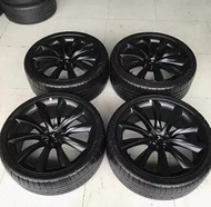 22”Tesla Model X 黑色原裝進口正品99新車鈴連呔265/35R22 285/35R22