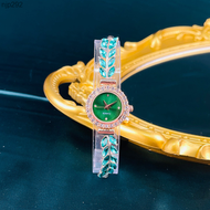 Ladies watch niche light luxury diamond leaf bracelet watch quartz watch women njp