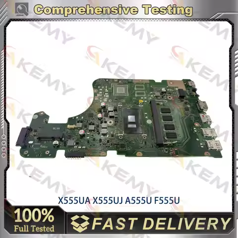 X555UA Laptop Motherboard For ASUS FL5800U X555UA X555U X555UB K555U X555UJ A555U X555UQ Mainboard W