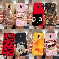 For Samsung Galaxy J3 pro J5 pro J7 pro Case New 2024 Cartoons Cat Fox Pattern Soft Protective Cover