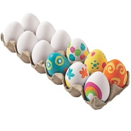 DIY Plastic Easter Eggs with Carton - Crafts for Kids and Fun Home Activities