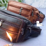 Genuine leather waist bag, genuine garut leather waist bag, sling bag, genuine leather bag