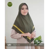 Jamilah Hijab Instan Dela Kombi Bahan Likra | Terlaris |