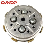 Complete Clutch Setup Drum Assy Basket ( 5pcs Friction Plates & 4pcs Iron Plate) Kit For YAMAHA YBR1