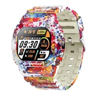 LC31 Smart Watch 1.75 inch Square Screen Bluetooth IP68 Waterproof Heart Rate Blood Oxygen Sleep Mon