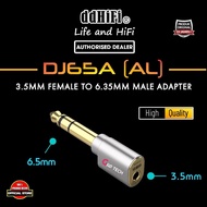 DD DDHIFI DJ65A (AL) / DJ 65 A (AL) / DJ65A AL 3.5mm female to 6.35mm male adapter Original