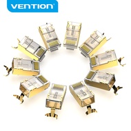 【COD】Vention RJ45 Connector Cat8 RJ45 8P8C Modular Ethernet Cable Cat 8 FTP Head Plug Gold Plated RJ