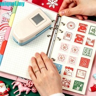 MIQUEL Stamp , DIY Handheld Rectangular Stamp Punch, DIY Tools Multi-functional Large Durable Paper 