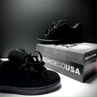 DC Court Full Black Skate Shoes for Men and Women