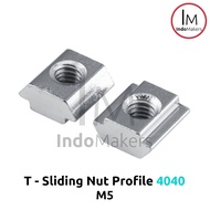 T Sliding Nut M5 untuk Aluminium Profile 4040