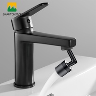 SME 720° Black Flexible Faucet Extender Bendable Kitchen Sink Tap Spray Head