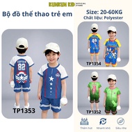 Boys' Sportswear 3D Printed with super vip cartoon characters, Soccer, Basketball TP1352-TP1354 | Ku
