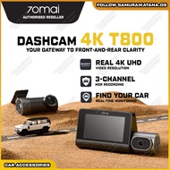 📸 70mai T800 Dashcam | 3 Channel | Dual 4K HDR | 4G GPS & AI Parking Surveillance