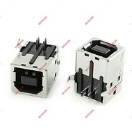 Black USB Printer USB Socket Type B female 90 degrees