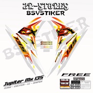 striping jupiter mx new 135 stiker njmx 135 grunge exciter sniper lc #jupitermxnew135