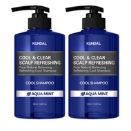 KUNDAL Cool & Clear Scalp Refreshing Cool Shampoo 500ml [Aqua Mint]