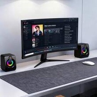 Desktop Computer Speaker 2.0 Multimedia Desktop Speaker With USB Powered RGB Light Show For Laptop, 