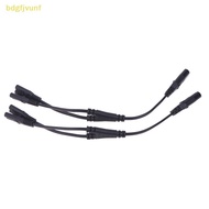 BDGF IEC 320 C8 2Pin Male To 2 X C7 Female Y Split Power Cable About 28CM IEC 320 C7 To C8 Extension