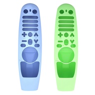 2 Pcs Protective Case Washable for Amazon LG AN-MR600 AN-MR650 AN-MR18BA AN-MR19BA Remote Control Luminous Green &amp; Blue