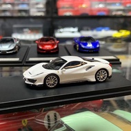 Openable Cover Rare 1:64 Scale Ferrari 488 Pista Alloy Static Car Model Die-Cast Collection Hobby Hi