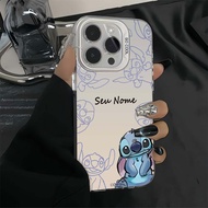 เคส Realme Note 50 60 60x C75 C65 C61 C63 C67 C53 C51ฝาปิด C55เคสใส่ชื่อที่กำหนดเองได้ Lilo Stitch เ