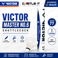 VICTOR Gold No.3 Master No.6 Feather Badminton Shuttlecock Training Club Game Shuttlecock
