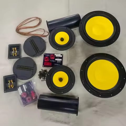 A-1032 HiFi Speakers 10 Inch Subwoofer HIVI D2.5MKII DIY Speakers Kit D10G+F6+RT2C-A+DC2.5MKII Speak