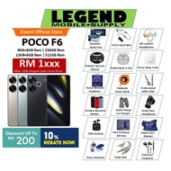 Xiaomi Poco F6 5G | Poco F6 Pro 5G | 10% Shopee Cash Back | Original Malaysia Set