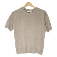 Ebure Sweater Silver beige Women Short sleeves Direct from Japan Secondhand