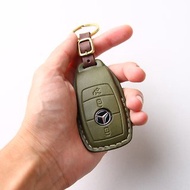 茶皮 Benz 賓士汽車鑰匙皮套 C300 E400 CLS A250 【 客製化】