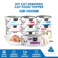 Kit Cat Deboned Cat Food Topper - Grain-Free Chicken Tuna Savory Flavor