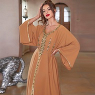 Ramadan Abaya Dubai robe jubah Women Wear Abaya Cloak Muslim maxi dress Muslimah fashion Baju Jubah Abaya