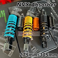 NVX V1 V2 AEROX 275MM 305MM AEROX 155 AJI RACING MONOSHOCK ABSORBER WITH GAS TANK NVX155 AEROX155