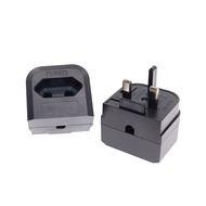 New UK Plug Type G Adapter with fuse 13A EU European 2 prong round to UK Singapore Malaysia 3 Pin Co