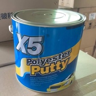 DEMPUL MOBIL / POLYESTER PUTTY X5 INCLUDE HARDENER GALLON 4.5 KG