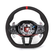2025 LCIAlcantara Steering Wheel for BMW G20 G22 G30 G31 M2 G87 M3 G80 M4 G82 G42 M5 F90 F80 F82 F95