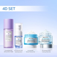 【4PCS】 SKINTIFIC 3 ชิ้น Niacinamide Serum+377 Dark Spot Eraser Serum+4D essence+Daily toner+Lactic A