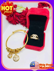 SUASA SD Hot Item Set Bangle Dan Cincin CC Dewasa