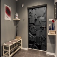 Funlife Sci-Fi DM303 Modern Stickers Metal Home Refurbishment Stickers Decoration Self-Adhesive Crea