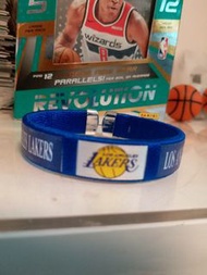 USA NBA los Angeles Lakers basketball team sport equipment hard pian wristband bracelet 美國職業籃球隊 洛杉磯湖