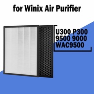 H13 Hepa Activated Carbon Filter B For Winix U300 P300 9500 9000 Wac9500 Air Purifier