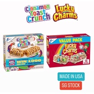 Lucky Charms Breakfast Bars [SG STOCK] Marshmallows Cinnamon Toast Crunch Breakfast Cereal Bars Box 