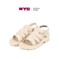 NYC Kasut Perempuan Ainhoa Chunky Gladiator Sandal -N82409-RI02SV-52-BEIGE