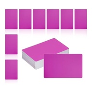 150Pcs Metal Business Card Blanks1/64In Thick 3.4 X 2In Aluminum Laser Engraving Material for DIY Bu