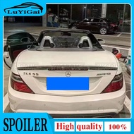 R171 R172 carbon fiber and gloss black rear spoiler for Mercedes Benz SLK class R171 2004 - 2010 SLK