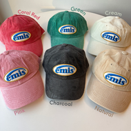 DiaryTools - Emis Corduroy Wappen Ball Cap หมวกผ้าลุกฟูกสุดฮิตจากแบรนด์ Emis