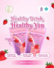 COLLAGEN BEBWHITE C BBC (MINUMAN SERBUK DENGAN KOLAGEN RASA SUSU STROBERI) ORI