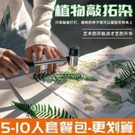 Plant Leaf Dyeing Tool Set with Canvas Bag - DIY Fabric Dyeing Kit