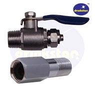 RO Joint , T.Valve,Steel Inlet +Valve/Connector RO/UV/Water Filter Purifier Complete set