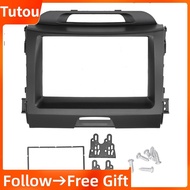 Tutoushop Radio Mount Fascia Dash Stereo 2 Din GPS DVD Player Panel